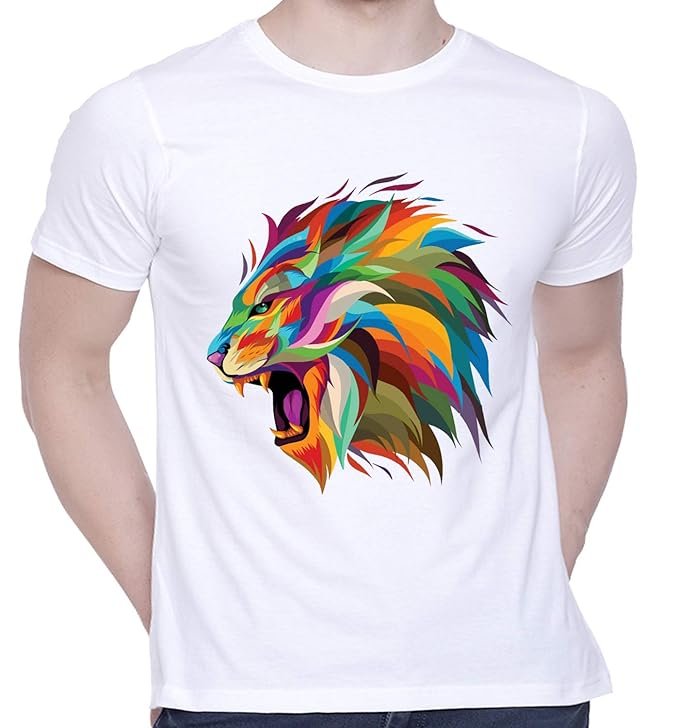 CreativiT Graphic Printed T-Shirt for Unisex Graphics Tshirt | Casual Half Sleeve Round Neck T-Shirt