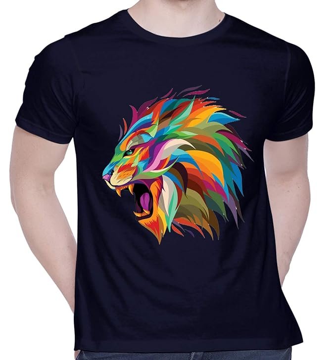 CreativiT Graphic Printed T-Shirt for Unisex Graphics Tshirt | Casual Half Sleeve Round Neck T-Shirt