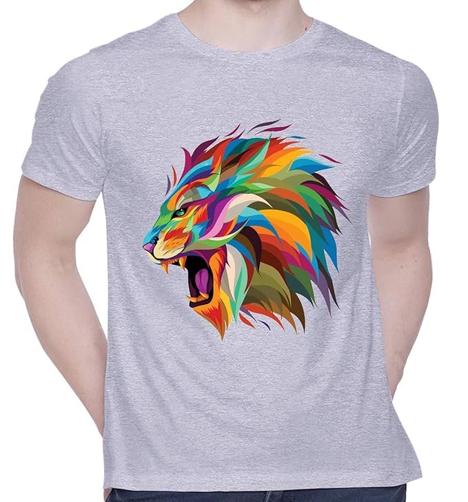 CreativiT Graphic Printed T-Shirt for Unisex Graphics Tshirt | Casual Half Sleeve Round Neck T-Shirt
